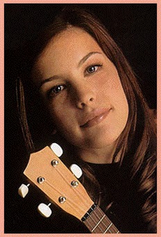 Liv playing guitar